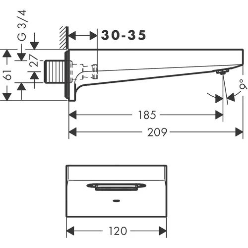 Hansgrohe Metropol Vonios snapas 32543990 image 2