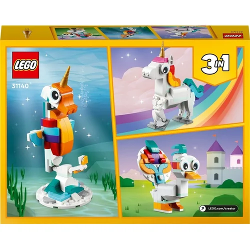 Konstruktorius LEGO Creator 3in1 Stebuklingas vienaragis image 2