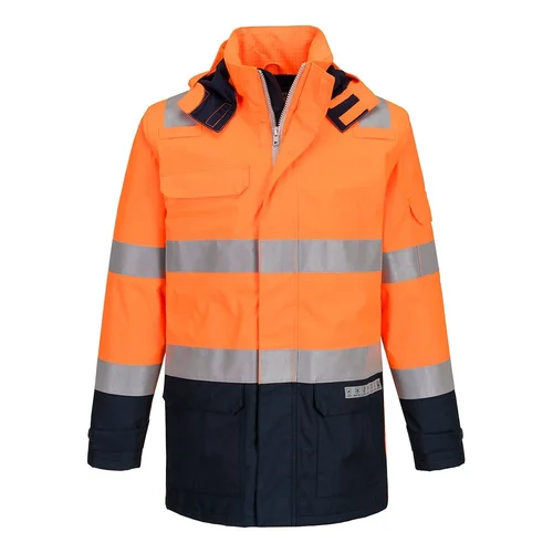 PORTWEST FR605 striukė nuo lietaus XXL Yellow/Navy image 3