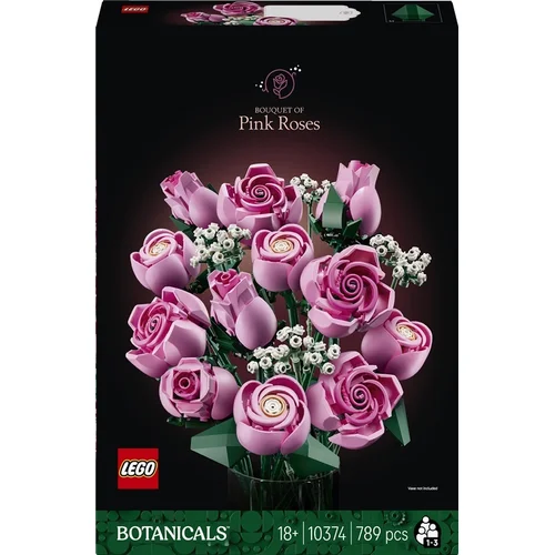 LEGO® Botanicals Rausvų rožių puokštė 10374 image 1