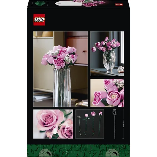 LEGO® Botanicals Rausvų rožių puokštė 10374 image 2
