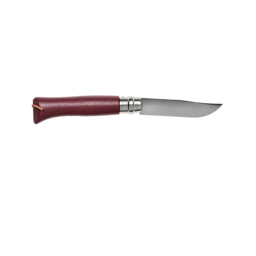 Opinel Trekking Nr.8 nerūdijančio plieno ašmenimis ir bordine rankena image 2