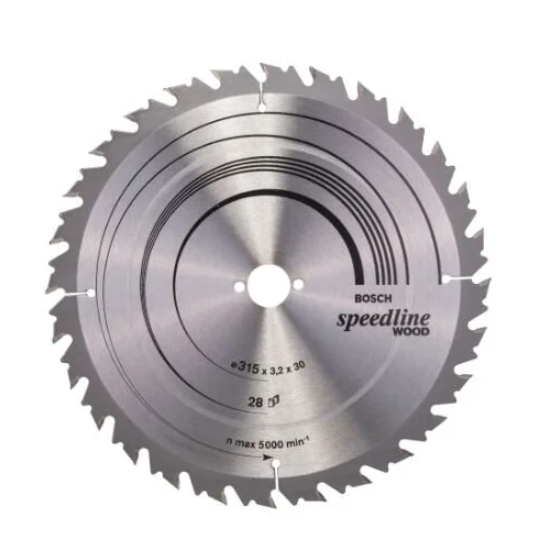 Bosch SPEEDLINE WOOD medienos pjovimo diskas 315x30 image 1