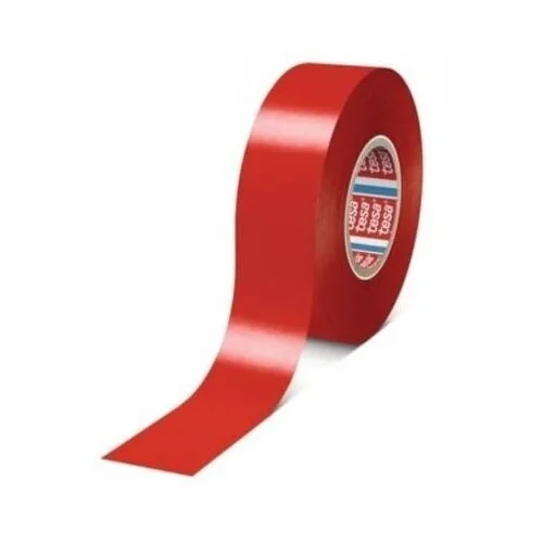 Tesa Premium izoliacinė juosta, 19 mm × 33 m, Raudona image 1