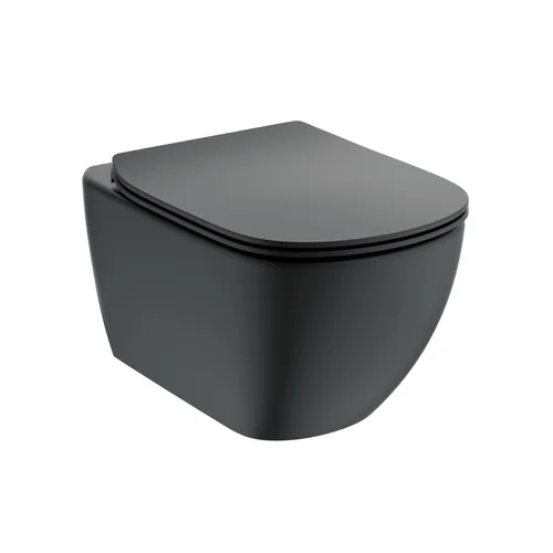 Ideal Standard Aquablade T0079V3 – pakabinamas unitazas, juodos matinis image 3