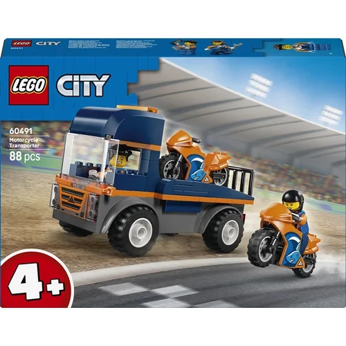 LEGO® Motorcycle Transporter 60491, 1000 Vnt. image 1