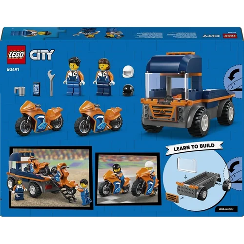 LEGO® Motorcycle Transporter 60491, 1000 Vnt. image 2