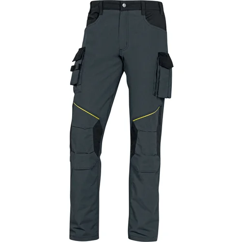 DELTAPLUS MCPA2STR Prigludusio kirpimo darbinės kelnės XXL Grey-Black image 3
