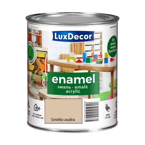 LuxDecor Akrilinė emalė LUXDECOR, 0,75l Smėlio audra image 1