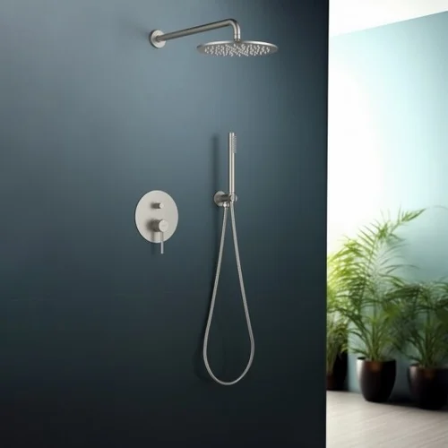 BlueWater BOS-ZKP.150 potinkinė dušo sistema, nikelio spalva image 3
