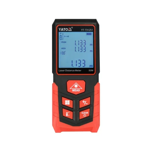 Yato lazeris atstumui matuoti 0,05–50 m, ±2 mm image 1