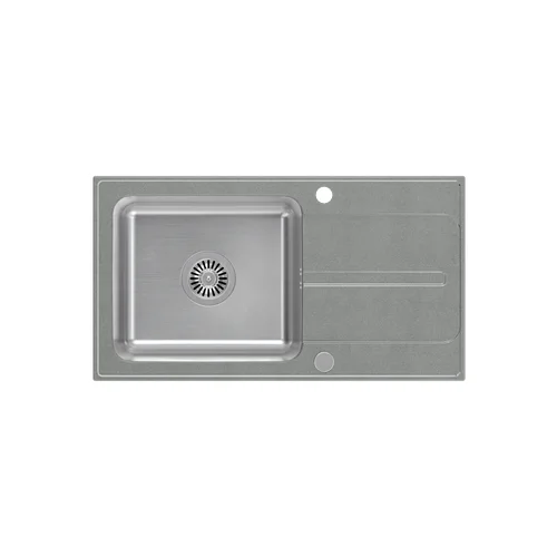 Plautuvė Quadron RALPH 111 FUS_R7843SZ Nerūdintas plienas sidabrinis akmuo image 2