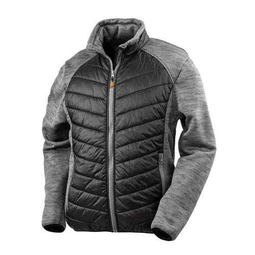 Result R314X vyriška striukė – 4XL, Black/Grey Marl image 3