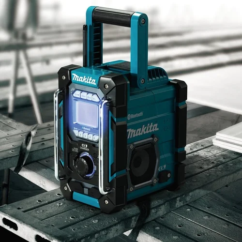 Radijas Makita DMR300 su Bluetooth ir integruotu akumuliatorių krovikliu 10.8-12-14.4-18V image 2