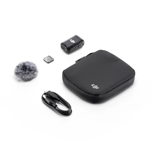 DJI ACC MIC 2 TRANSMITTER Mikrofonas Juoda image 2
