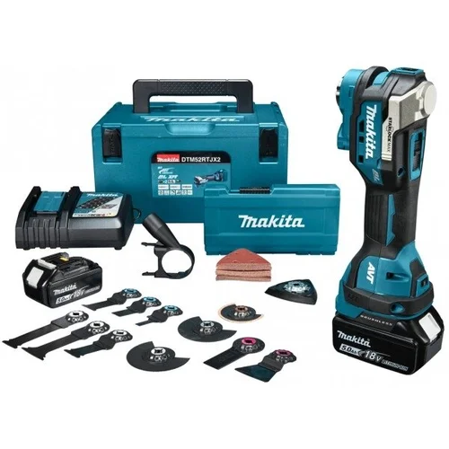 Makita DTM52RTJX2 Akumuliatorinis universalus multifunkcinis įrankis su priedais (18V 2x5Ah) image 1