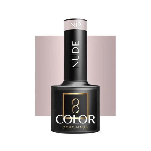 OCHO NAILS Nude N12 hibridinis lakas, 5 g image 1