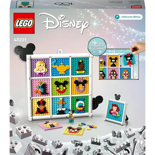 LEGO Disney 100 Years of Disney Animation Icons – 1022 dalių image 2