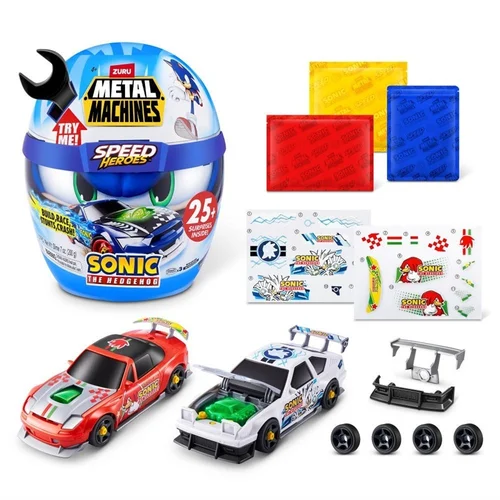 Transporto žaislų rinkinys Zuru Metal Machines Sonic 67128 image 1