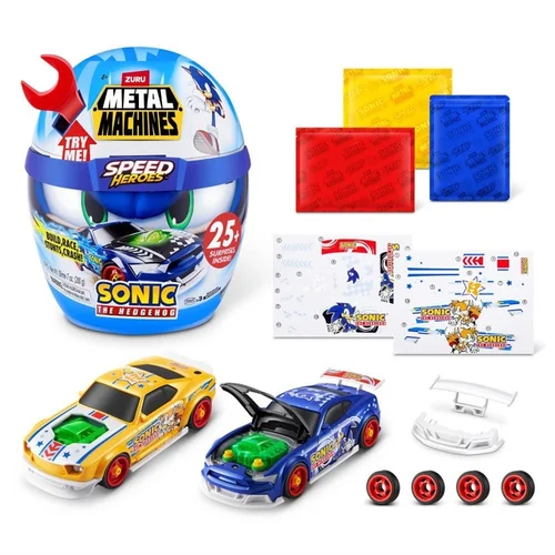 Transporto žaislų rinkinys Zuru Metal Machines Sonic 67128 image 3