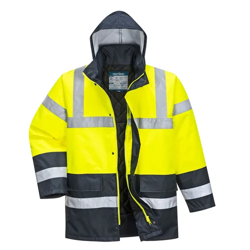PORTWEST ES466 Žieminė darbo striukė Geltona/Mėlyna 6XL image 3