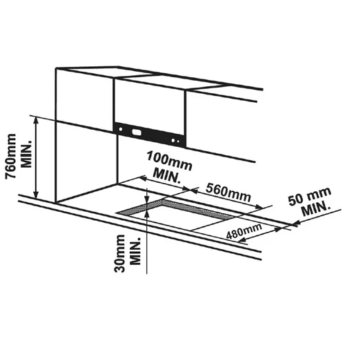 Freggia HCI64B/1 Įmontuojama indukcinė kaitlentė 60 cm Juoda image 2