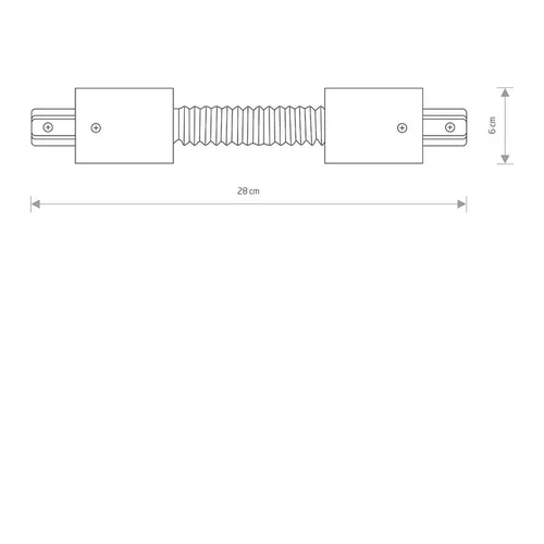 Nowodvorski TRACK PROFILE RECESSED FLEX CONNECTOR image 1