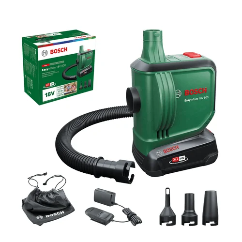 Bosch EasyInflate 18V-500 1x2,0 Akumuliatorinė oro pompa image 1