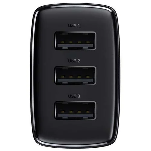 Baseus CCXJ020101 Įkroviklis, 3 x USB, Juodas image 3