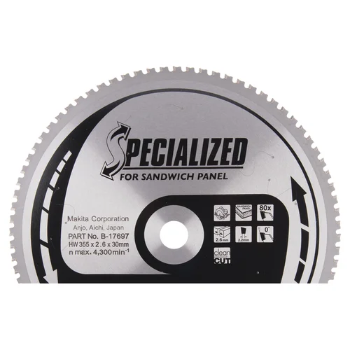 Makita B-17697 SPECIALIZED pjovimo diskas 355 mm image 1