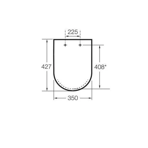 Roca Gap Square Plastikas Balta 427×350 cm image 2