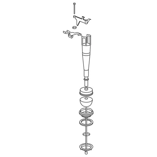 Gustavsberg Vandens nuleidimo mechanizmas – 370 mm aukštis image 1