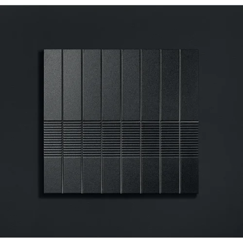 Tubadzin Groove graphite sugar 1 STR, 29,8x7,8cm image 2