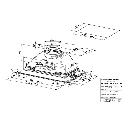 Faber HOOD INKA SMART C LG A52 52 cm plotis image 3