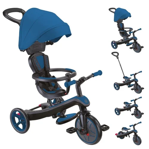 Globber Explorer Trike 4in1 632-500-4 Triratukas image 1