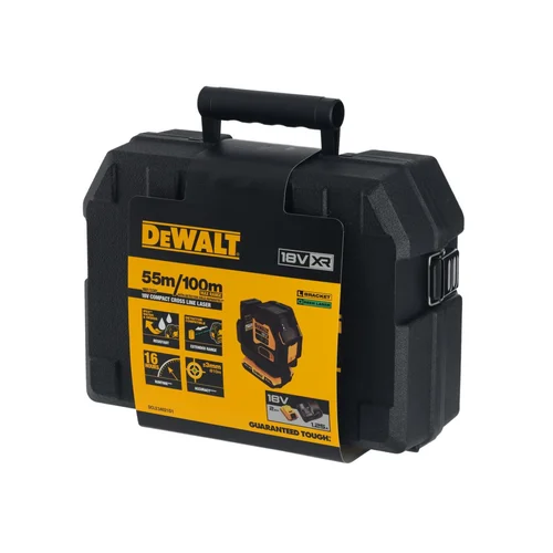 DeWALT DCLE34021D1-QW Kryžminis lazerinis nivelyras 18 V su akumuliatoriumi 2 Ah ir įkrovėju image 3