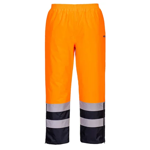 Portwest S598 Darbo kelnės M, Oranžinė/Tamsiai mėlyna image 2