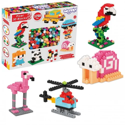 WOOPIE 3D PIXEL blokai 1750 vnt image 1