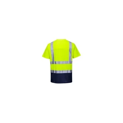 PORTWEST S378 Dvispalviai marškinėliai, M, Oranžinė/Mėlyna image 2