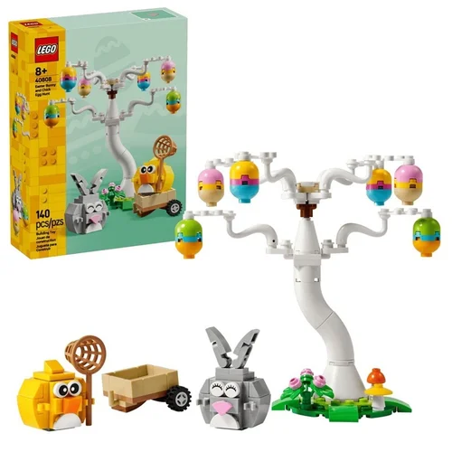 LEGO® Velykų kiškio ir viščiuko margučių medžioklė 40808 image 1