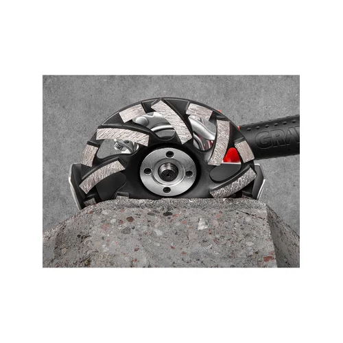 GRAPHITE Deimantinis šlifavimo diskas 125 x 22,2 x 5 mm 57H896 image 2
