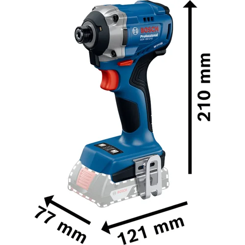 Bosch GSR 18V-65 + GDR 18V-215 Suktuvų komplektas 2×5.0Ah image 2