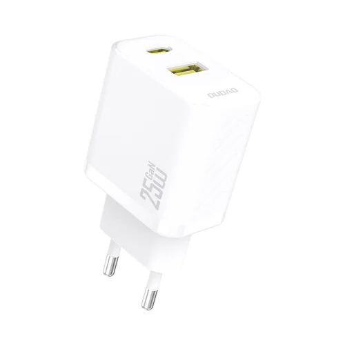 Įkroviklis Dudao A26T GaN 25W USB-C/USB-A Baltas image 1