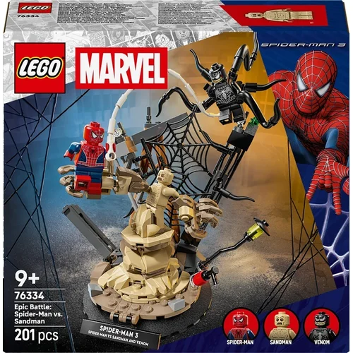 Konstruktorius LEGO® Epic Battle Spider-Man vs Sandman 76334 image 1