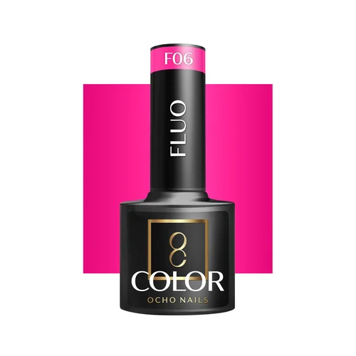 OCHO NAILS FLUO F06 hibridinis nagų lakas, 5 g image 1