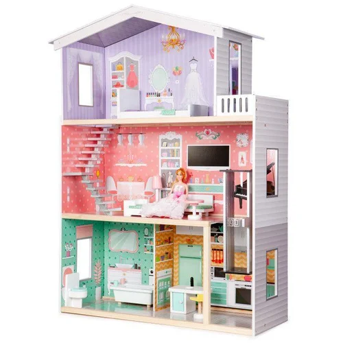 EcoToys Cake Residence Lėlių namas 87x32x114 cm image 1