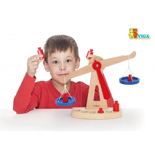 Viga Toys Medinės svarstyklės image 2