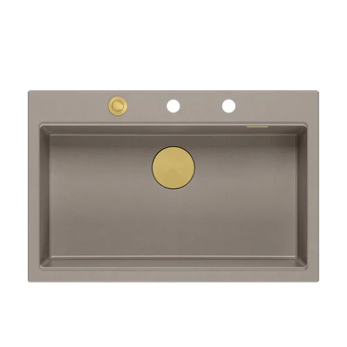 QUADRON MARC HQM7650U4_PVDG1, soft taupe/aukso image 3
