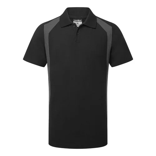 Polo marškinėliai PORTWEST CD812 trumpomis rankovėmis - XXXL, Juoda image 1