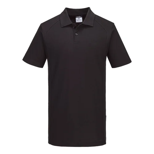 Polo marškinėliai PORTWEST CD812 trumpomis rankovėmis - XXXL, Juoda image 2